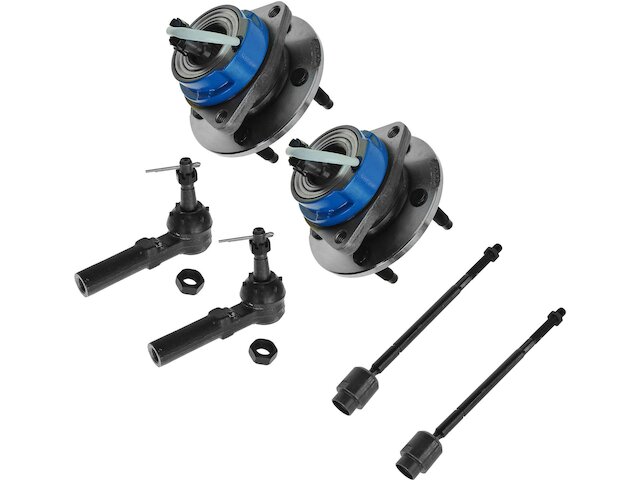 TRQ Wheel Hub Assembly and Tie Rod End Kit