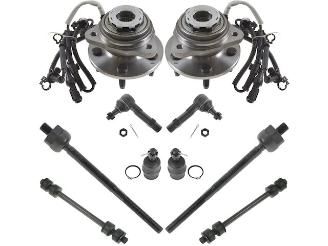 TRQ Wheel Hub Ball Joint Tie Rod End Kit