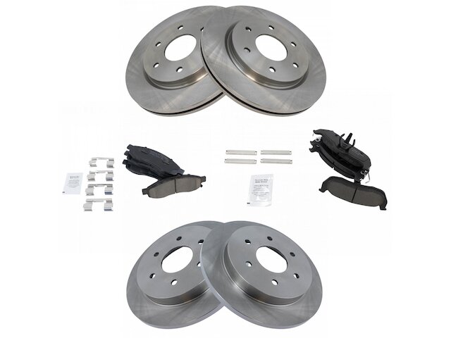 TRQ Brake Pad and Rotor Kit