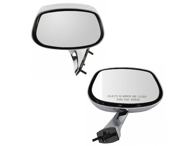 AM Autoparts Manual Remote Side View Mirror Pair (Left & Right) For 1986-1990 Chevy Caprice / Pontiac