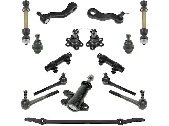 TRQ Ball Joint Sway Bar Link Tie Rod End Kit