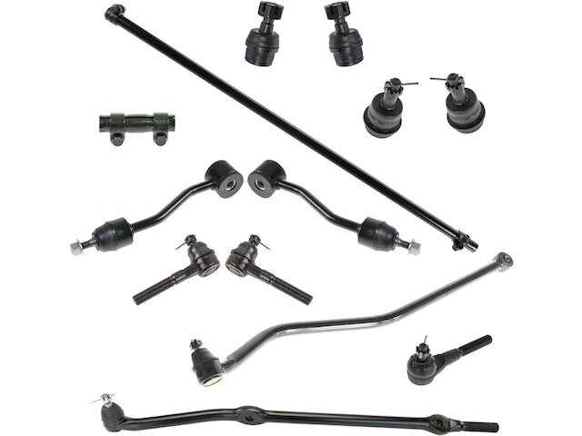 TRQ Ball Joint Sway Bar Link Tie Rod End Kit