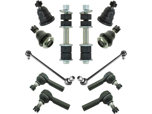 TRQ Ball Joint Sway Bar Link Tie Rod End Kit