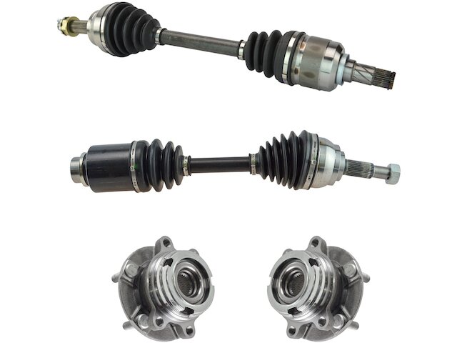 TRQ Axle and Wheel Hub Assembly Kit