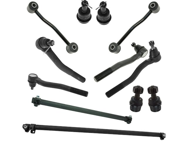 TRQ Ball Joint Sway Bar Link Tie Rod End Kit