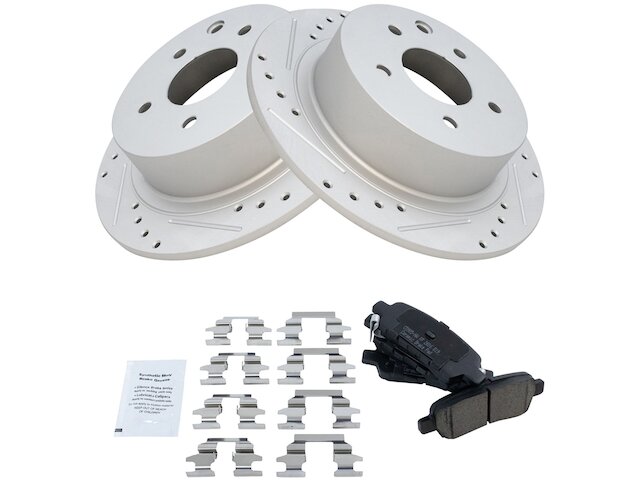 TRQ Brake Pad and Rotor Kit