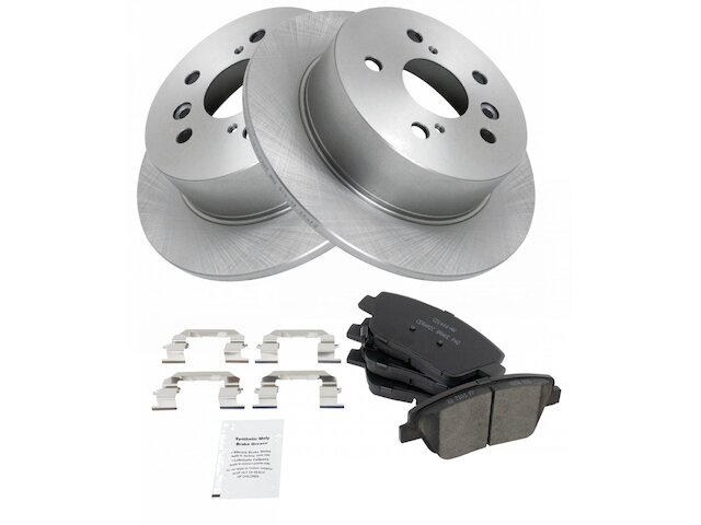 TRQ Brake Pad and Rotor Kit