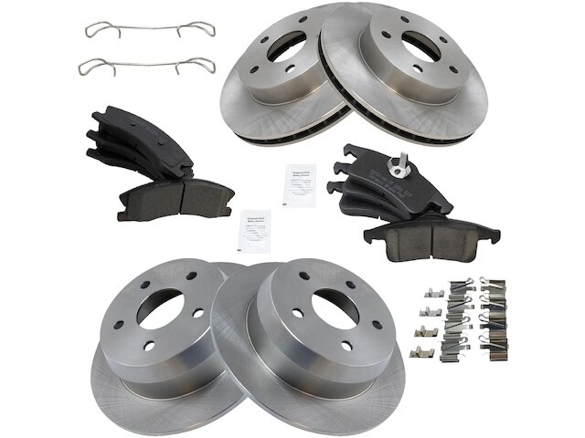 TRQ Brake Pad and Rotor Kit