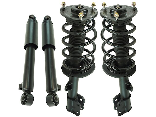 TRQ Complete Loaded Strut & Shock Kit Front & Rear 4pc For Toyota Tundra