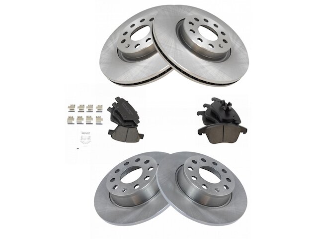 TRQ Brake Pad and Rotor Kit