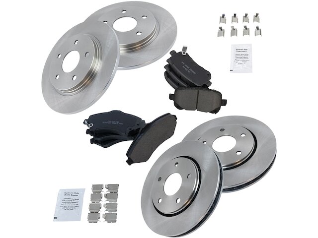 TRQ Brake Pad and Rotor Kit