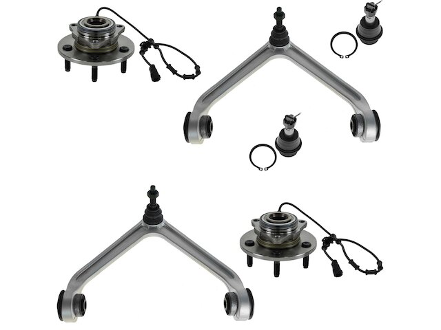 TRQ Control Arm Wheel Hub Ball Joint Kit