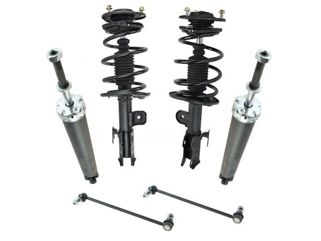 TRQ Shock Strut Coil Spring Sway Bar Link Kit