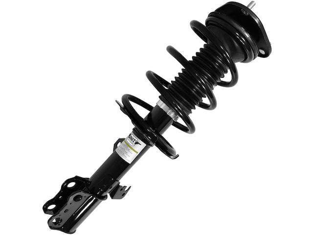 Unity Pre-assembled Complete Strut Assembly including Coil Spring, Top Mount and All Components - Ready to Install - Plug and Play Installation Strut and Coil Spring Assembly