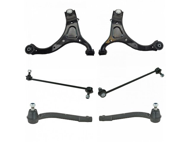 TRQ Control Arm Ball Joint Tie Rod and Sway Bar Link Kit