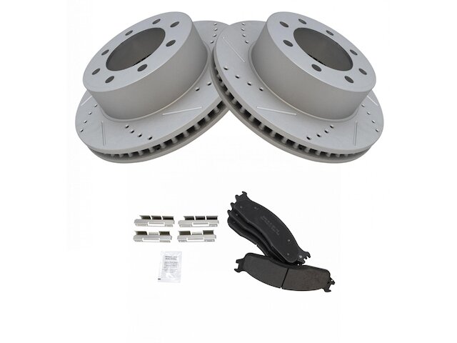 TRQ Brake Pad and Rotor Kit