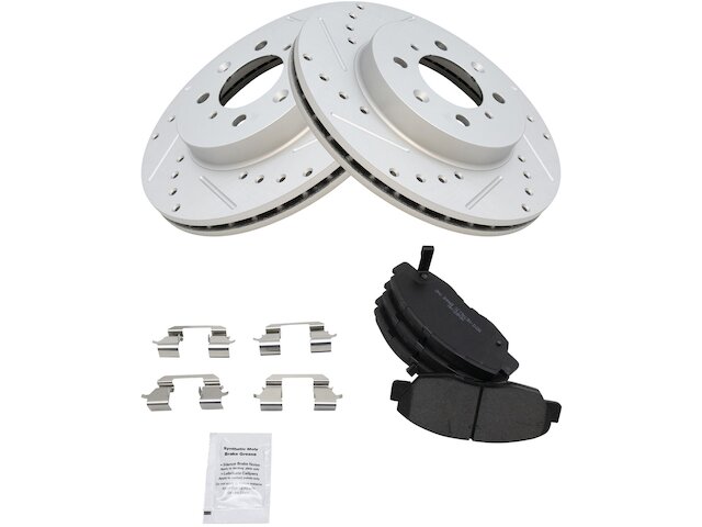 TRQ Brake Pad and Rotor Kit