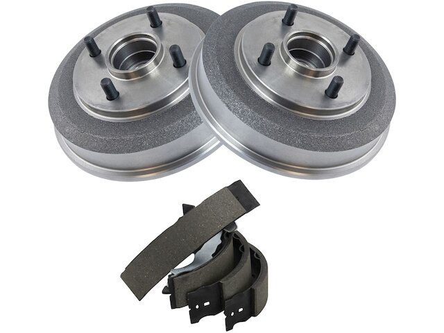 TRQ Brake Drum and Brake Shoe Kit