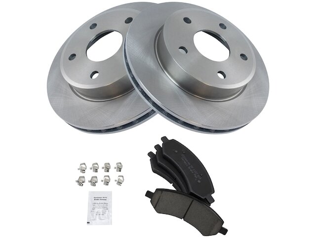 TRQ Brake Pad and Rotor Kit