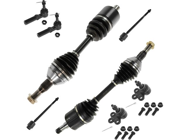 TRQ Axle Ball Joint Tie Rod End Kit
