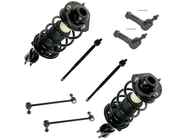 TRQ Strut Coil Spring Sway Bar Link Kit