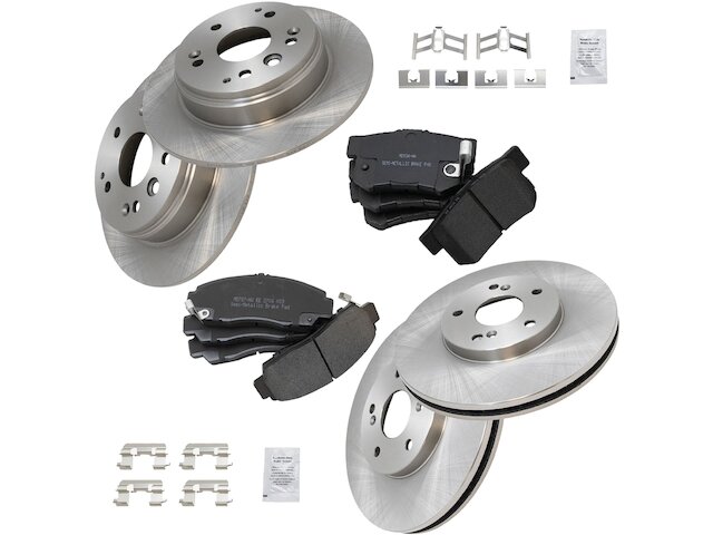 TRQ Brake Pad and Rotor Kit