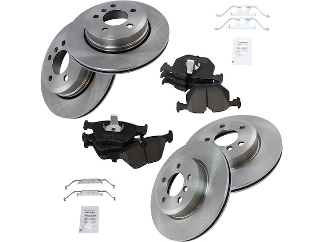 TRQ Brake Pad and Rotor Kit