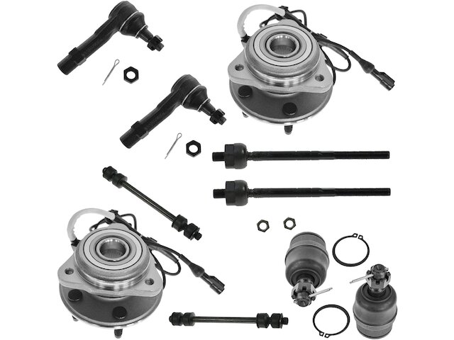 TRQ Wheel Hub Ball Joint Tie Rod End Kit