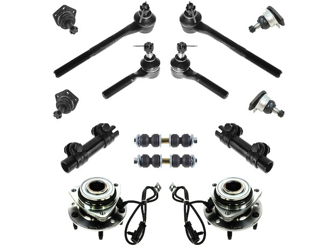 TRQ Wheel Hub Ball Joint Tie Rod End Kit