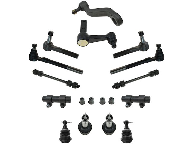 TRQ Control Arm Ball Joint Tie Rod and Sway Bar Link Kit