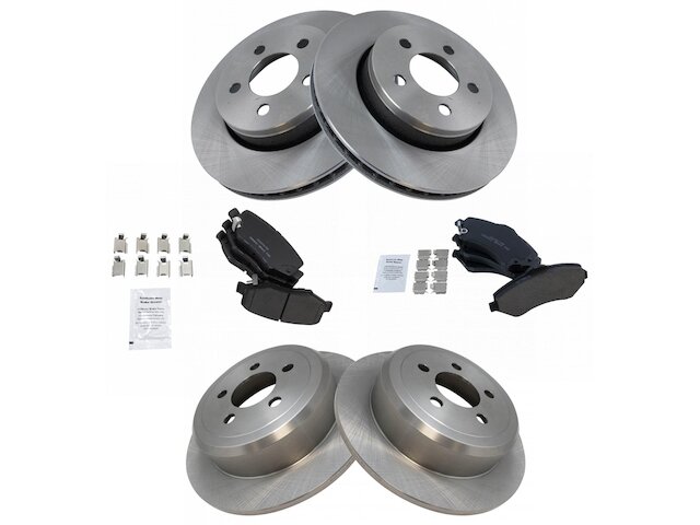 TRQ Brake Pad and Rotor Kit