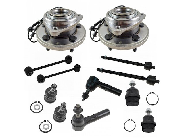 TRQ Wheel Hub Ball Joint Tie Rod End Kit