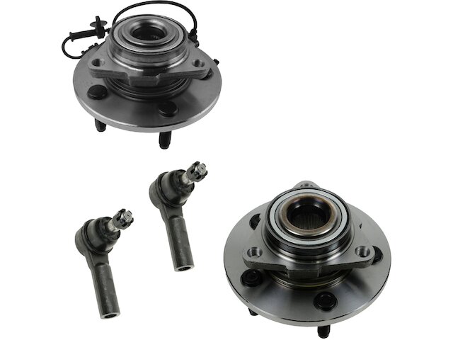TRQ Wheel Hub Assembly and Tie Rod End Kit