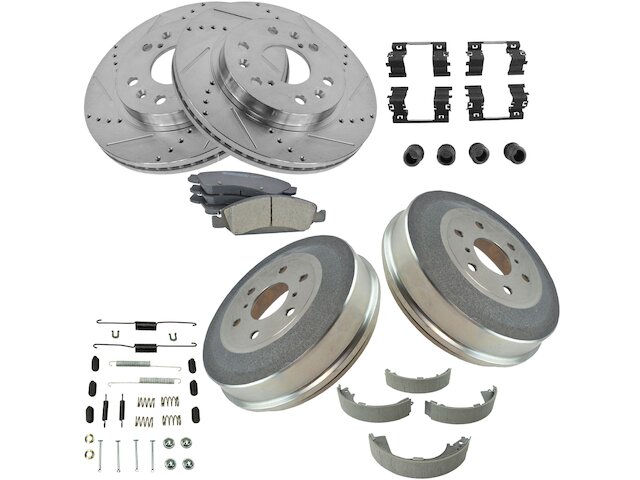 DIY Solutions Brake Pad Rotor Shoe Drum Kit