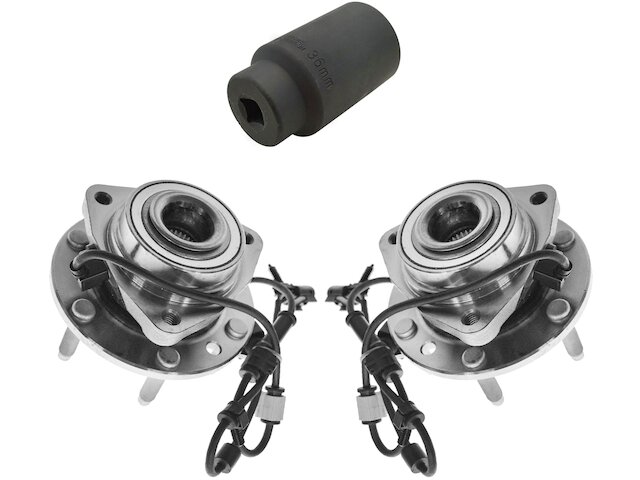 TRQ Wheel Hub Assembly and Socket Kit