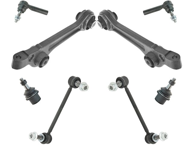 thumbnail interactive-video image 1 of Refresh Your Mazda CX-9 Front End: TRQ 8-Piece Kit – Control Arms, Tie Rods, Sway Bar Links 1 of 5