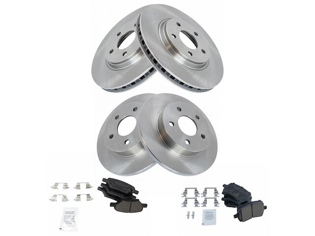 TRQ Brake Pad and Rotor Kit