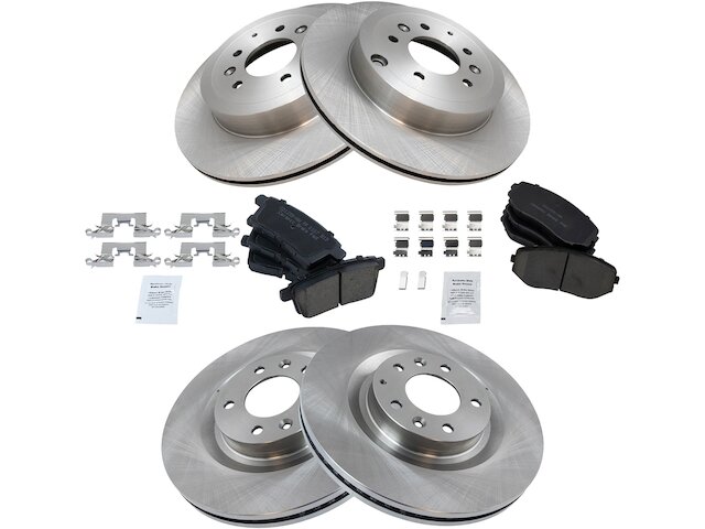 TRQ Brake Pad and Rotor Kit