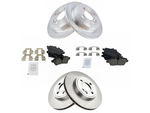 TRQ Brake Pad and Rotor Kit