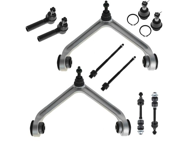 TRQ Control Arm Ball Joint Tie Rod End Kit