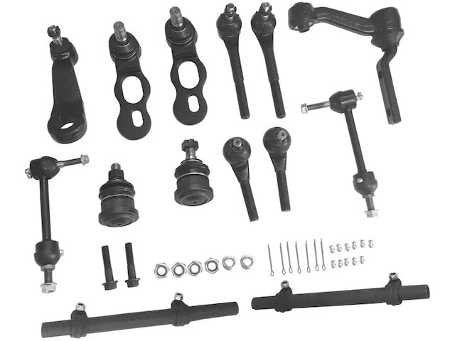 Replacement Ball Joints Tie Rods Sway Bar Links Idler and Pitman Arm Kit