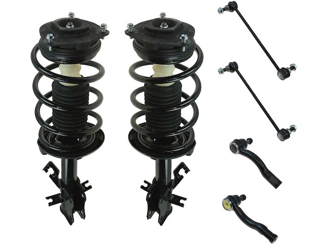 TRQ Strut Coil Spring Sway Bar Link Kit