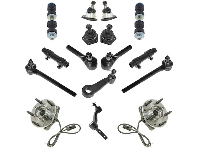 TRQ Wheel Hub Ball Joint Tie Rod End Kit