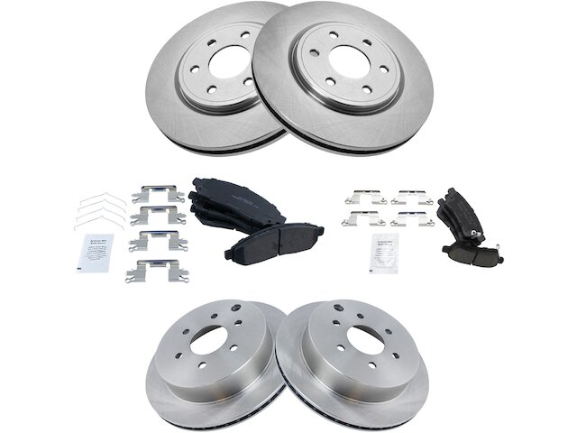 TRQ Brake Pad and Rotor Kit