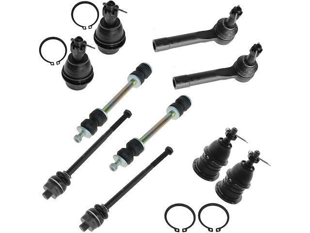 TRQ Ball Joint Sway Bar Link Tie Rod End Kit