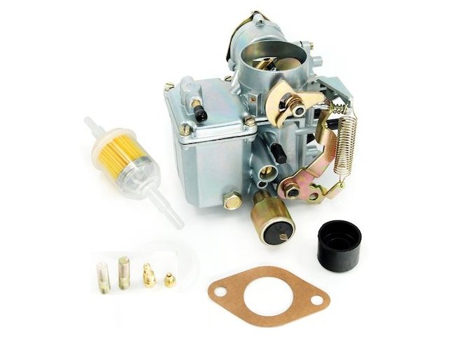 Replacement 34 PICT-3; 12 Volt Choke; 1600cc; with Dual Port Manifold Carburetor Kit