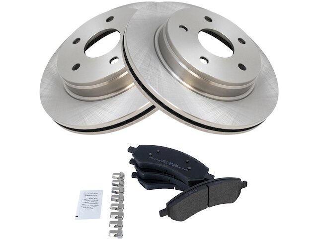 TRQ Brake Pad and Rotor Kit