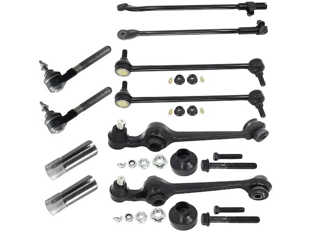 Replacement Control Arm Ball Joint Tie Rod and Sway Bar Link Kit