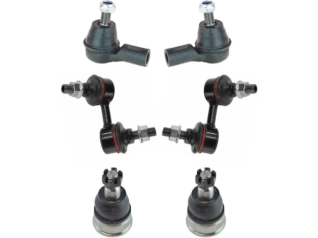 TRQ Ball Joint Sway Bar Link Tie Rod End Kit